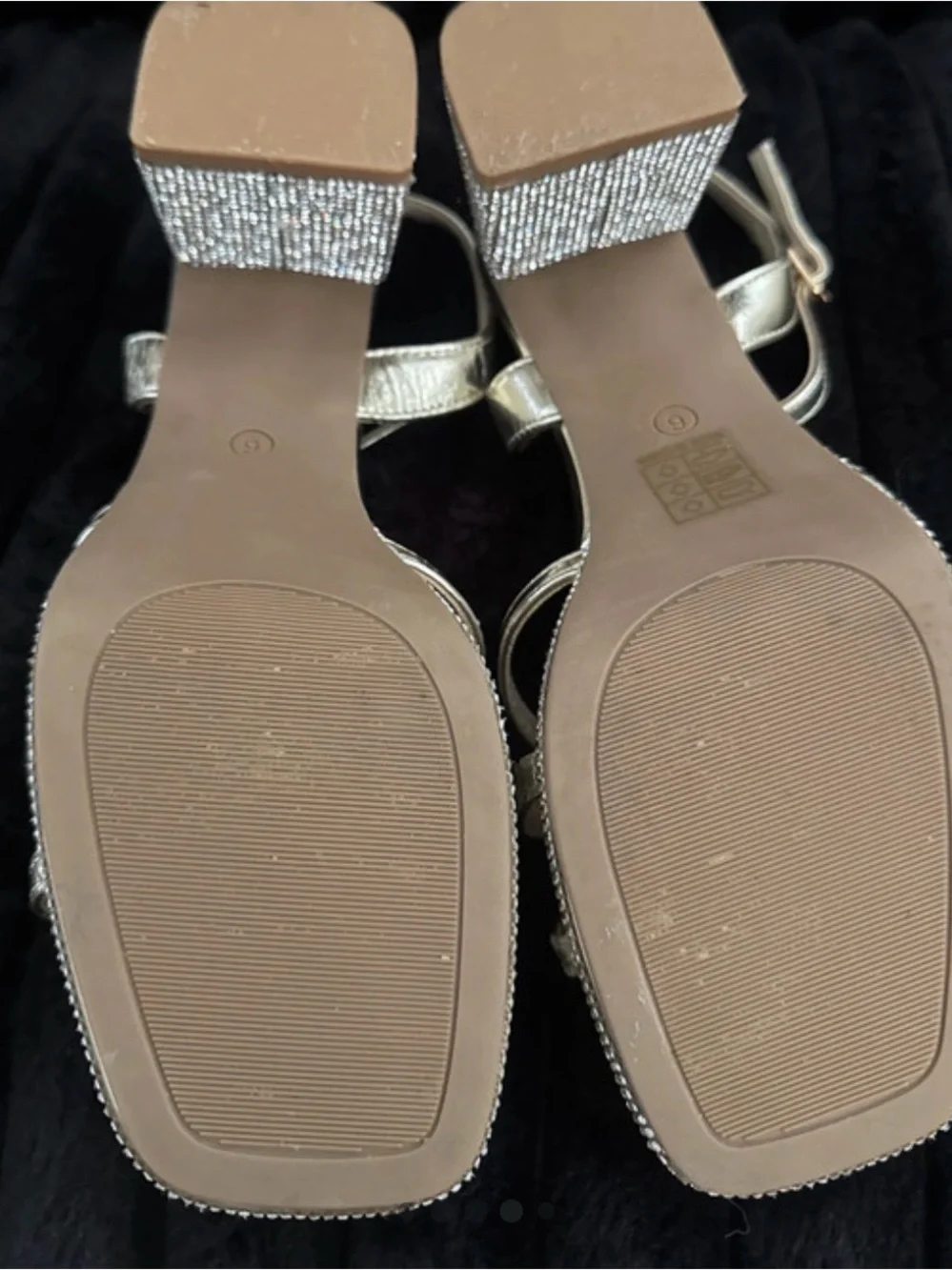Dream Pairs Gold Glitter Metallic Sparkle Heels